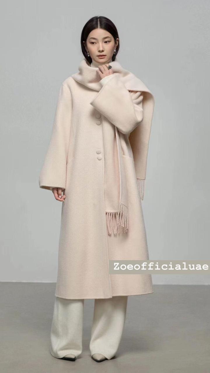 Long Wool Blend Coat