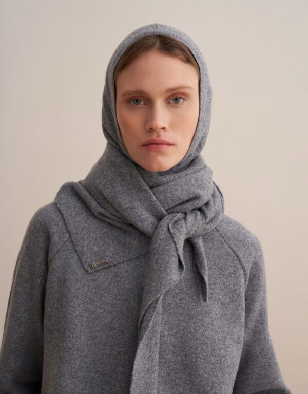 Wool Blend Knitted Beanie