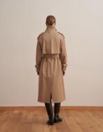 Classic Cotton Trench Coat - Image 3